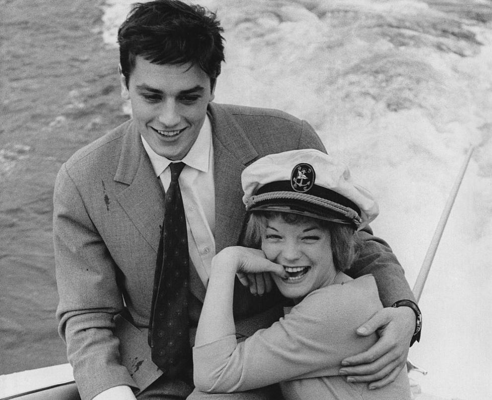  Роми Шнайдер и Ален Делон 