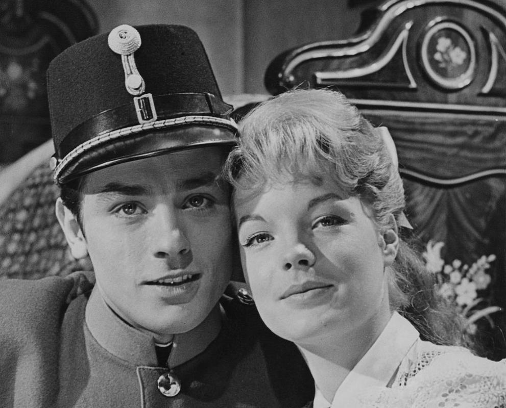  Роми Шнайдер и Ален Делон 