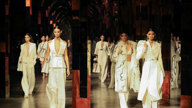 Диското е на пиедестал и блести в колекцията на Fendi (СНИМКИ)