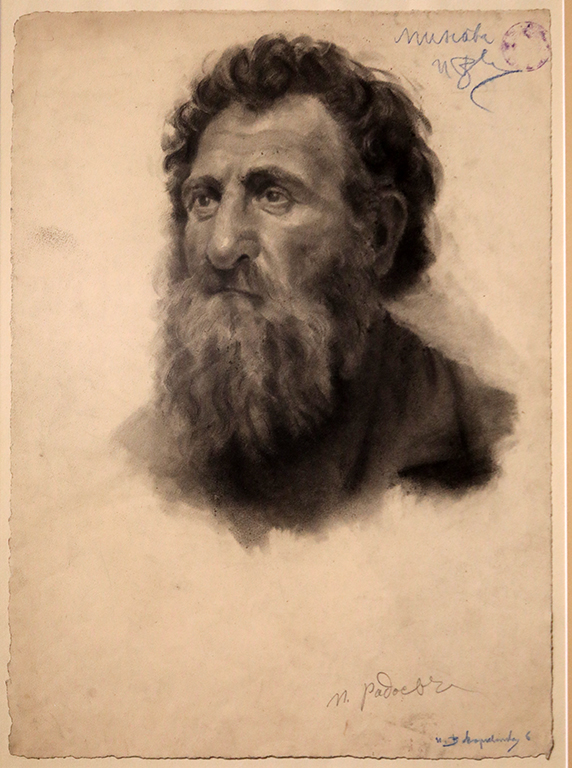 <p>Пешо Радоев (1876-1956) Етюд Глава 1900 г.</p>