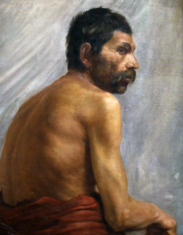 <p>Марин Георгиев Устагенов (1872-1937) Модел с гол гръб, началото на XX век</p>