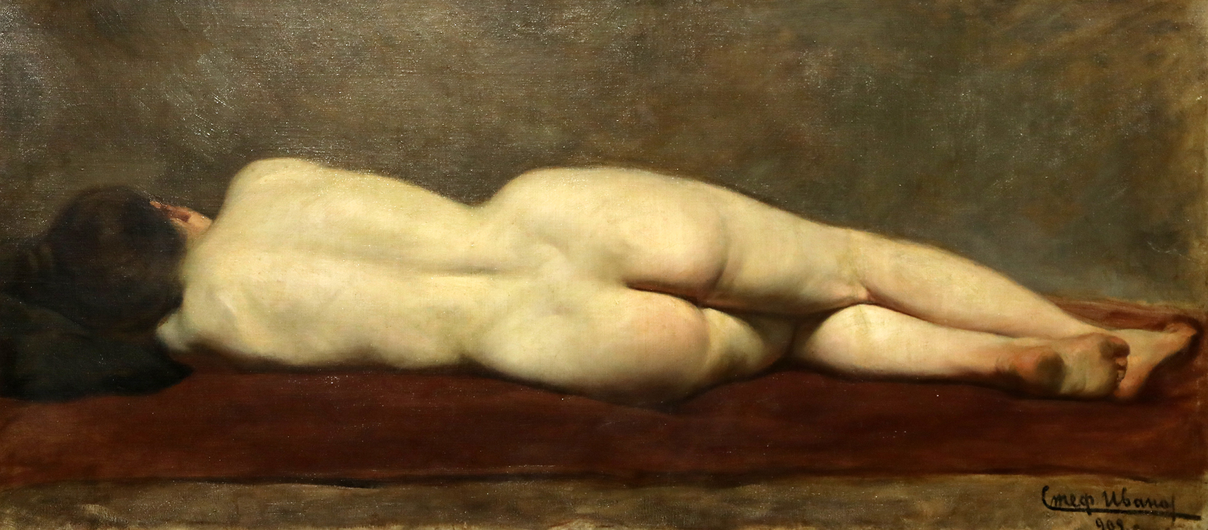 <p>Стефан Иванов (1875-1951) Етюд - голо тяло 1902 г.</p>