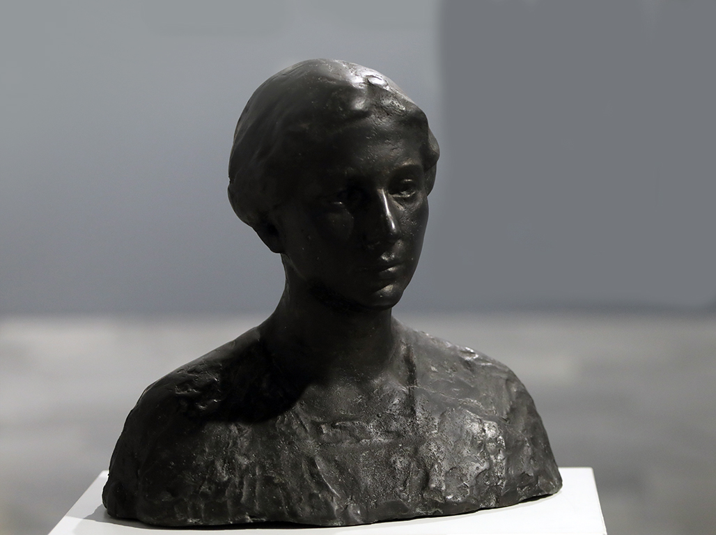 <p>Жеко Спиридонов (1867-1945) Глава на жена, началото на XX век</p>