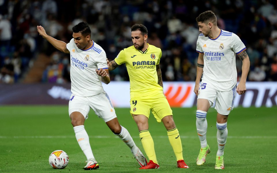 Отборите на Реал Мадрид и Виляреал играят при