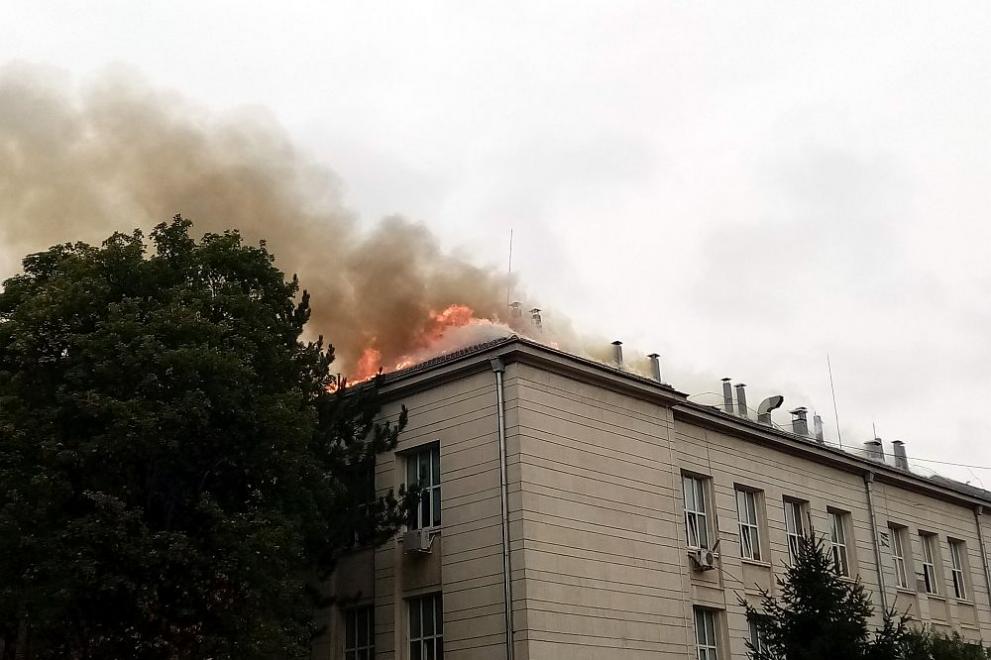  Медицински университет Плевен пожар 