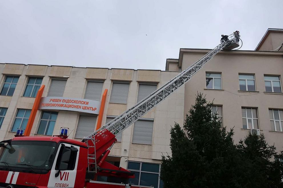  Медицински университет Плевен пожар 