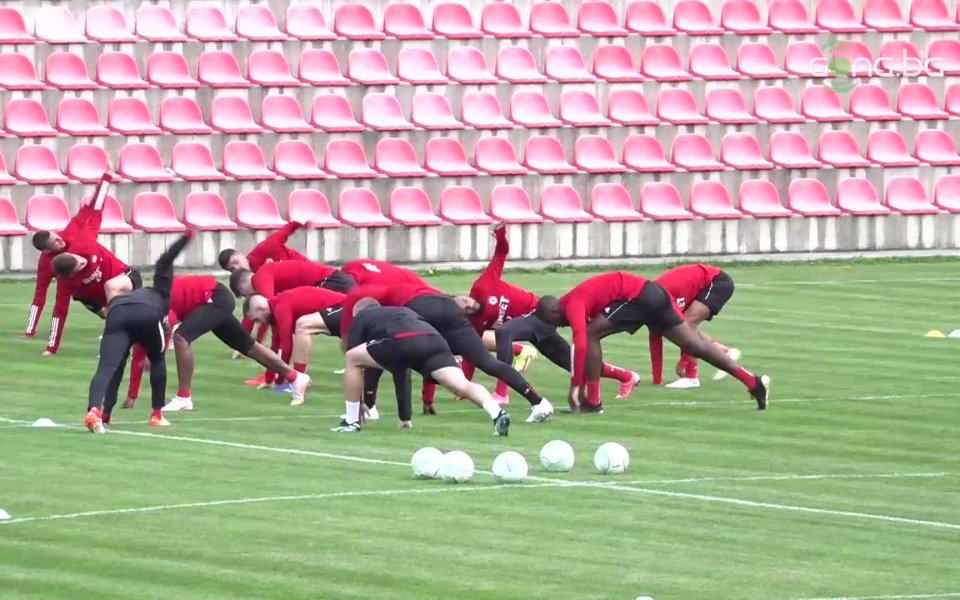 Последна тренировка на ЦСКА преди мача с Бодьо/Глимт