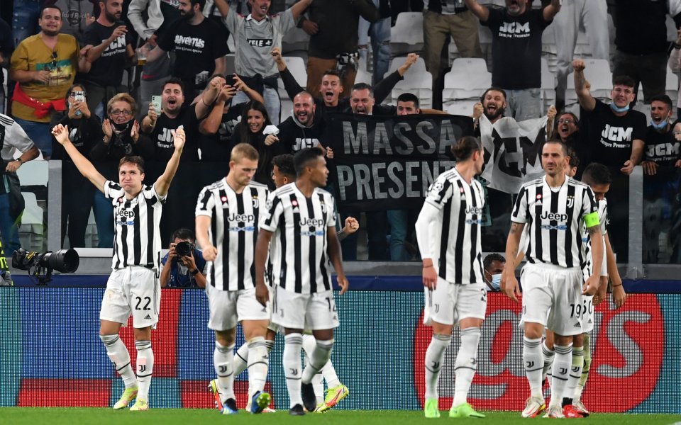 Ювентус продължи да няма загубена точка в Група H на