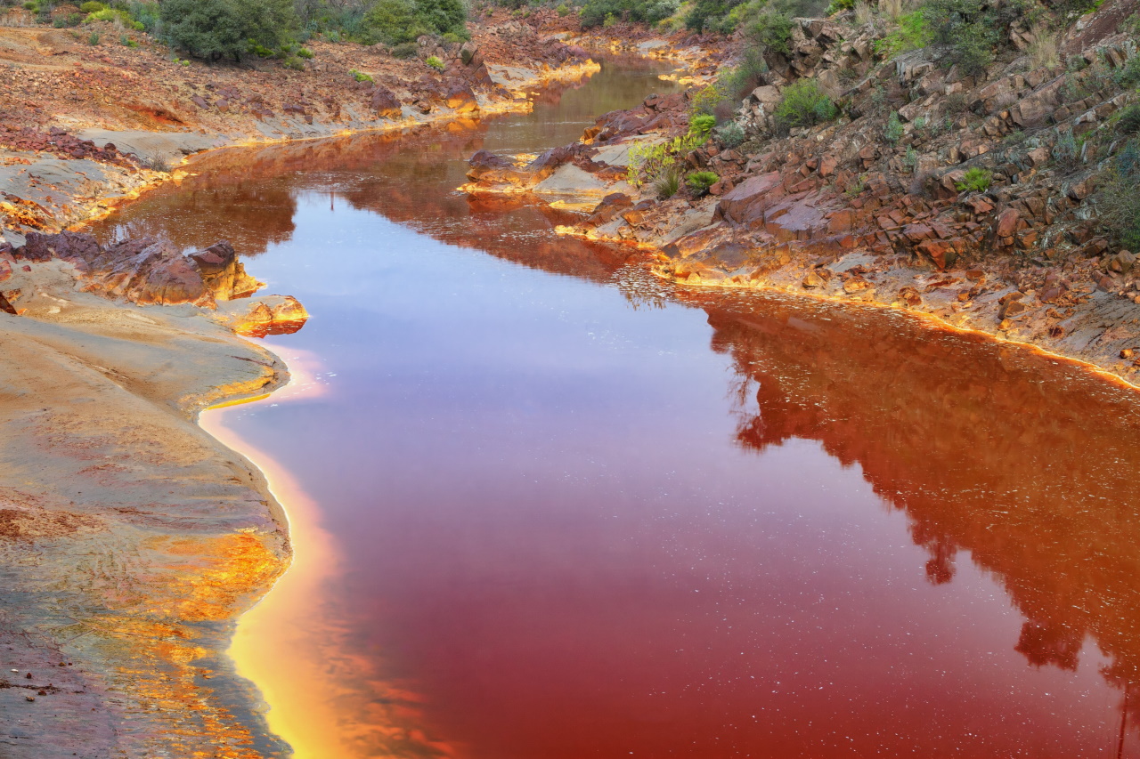 <p><strong>Рио Тинто</strong></p>

<p>Тази испанска река прилича на нещо, което може да съществува на Марс. Около 5000 години миньорска дейност са допринесли за драматичния ѝ цвят. Богата на желязо и тежки метали, тя е изключително киселинна.</p>