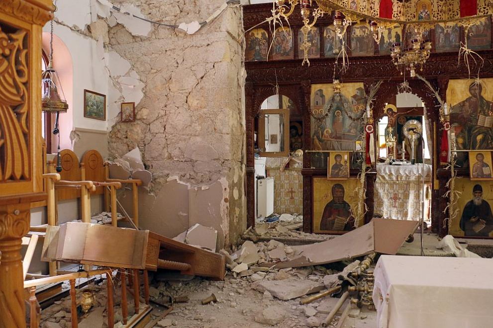  Остров Крит земетресение 