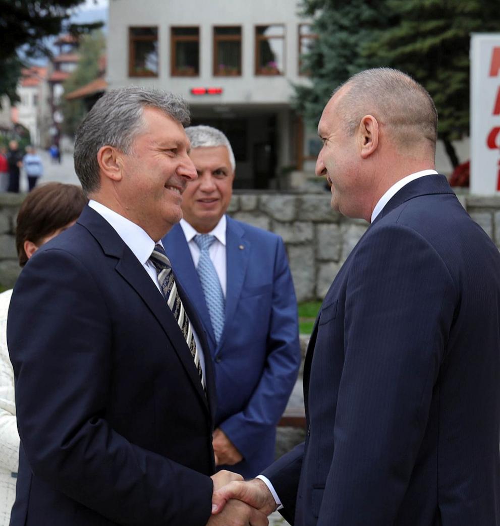  Румен Радев в Банско 