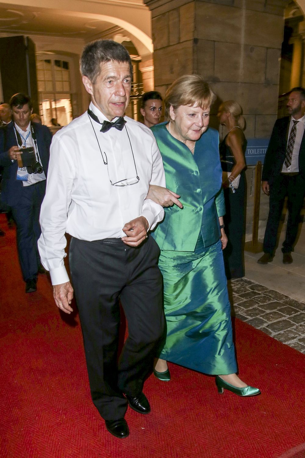 Йоахим Зауер и Ангела Меркел