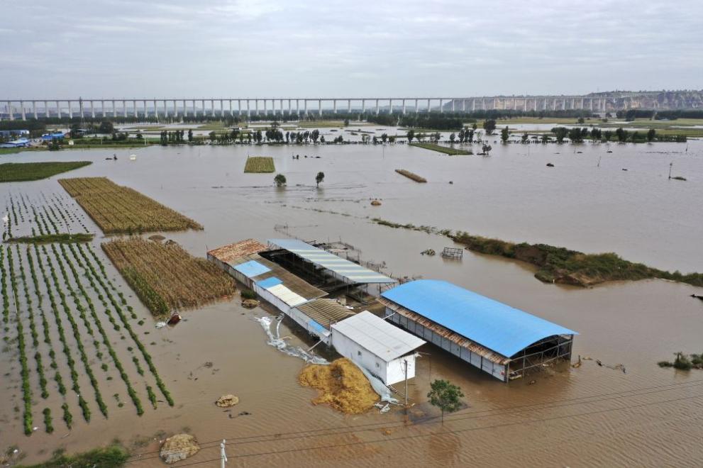 Китай наводнение