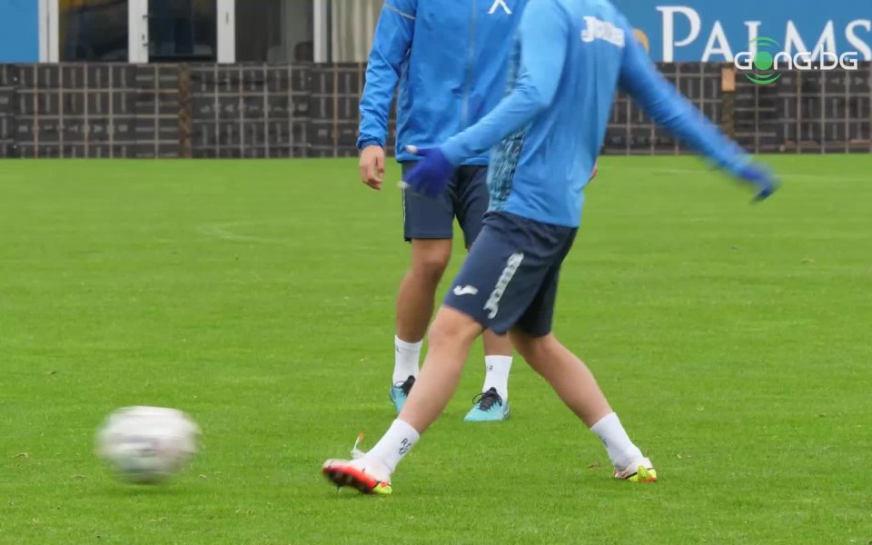 Последна тренировка на Левски преди мача с Локо София