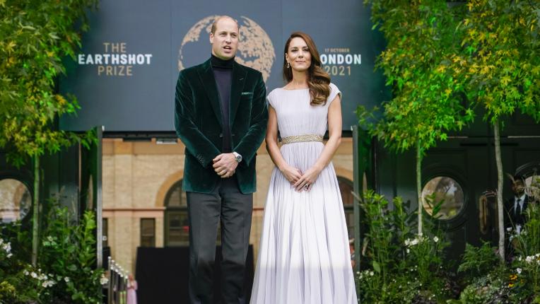 Принц Уилям и Кейт Мидълтън на наградите Earthshot