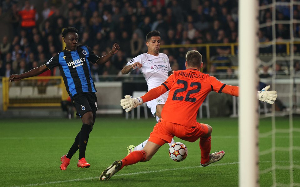 Отборите на Брюж и Манчестър Сити играят при в трета