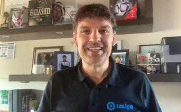 Посланикът на Ла Лига Фернандо Мориентес участва в онлайн събитие с