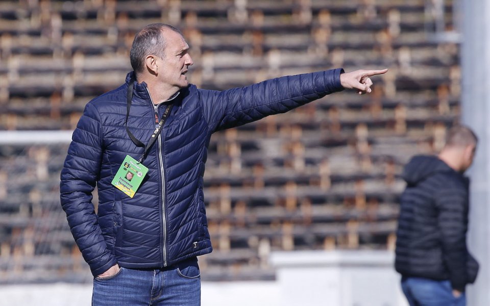 Треньорът на Славия Златомир Загорчич говори след победата с 1:0