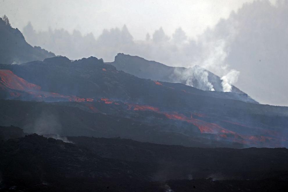  вулканът Кумбре Виеха 