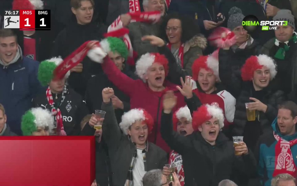 Майнц - Гладбах 1:1 /репортаж/