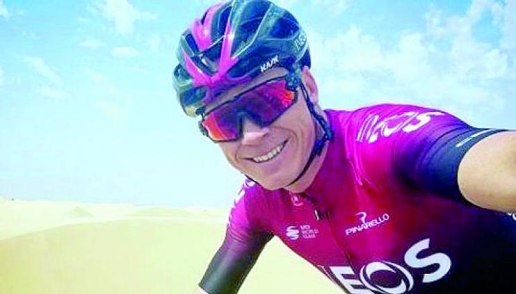 Крис Фрум се пуска на Вуелтата - Ужасяващо падане за Крис Фрум! Четирикратният шампион в