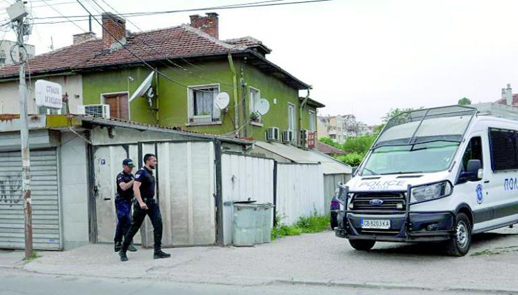 Гръмнали фараонката Станка през букет от рози - Гръмнали фараонката 
Станка през букет от рози 
