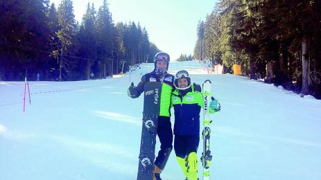 Алберт и Радо Янков тренират в Банско