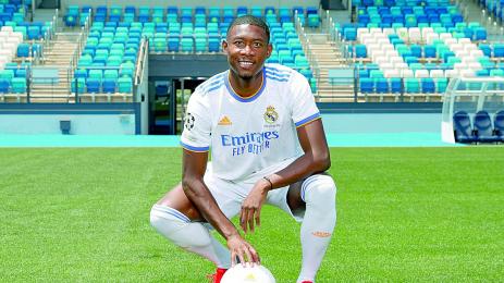 Алаба с първа тренировка в Реал М