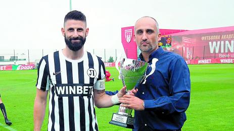 Мач Телеграф с нова награда за Димитър Илиев