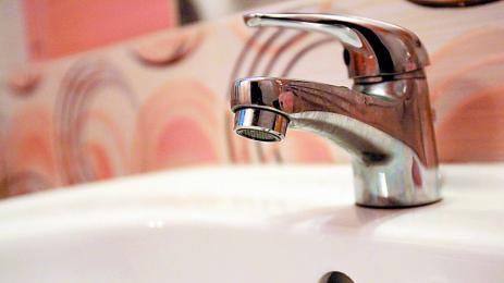 Част от центъра на София без вода