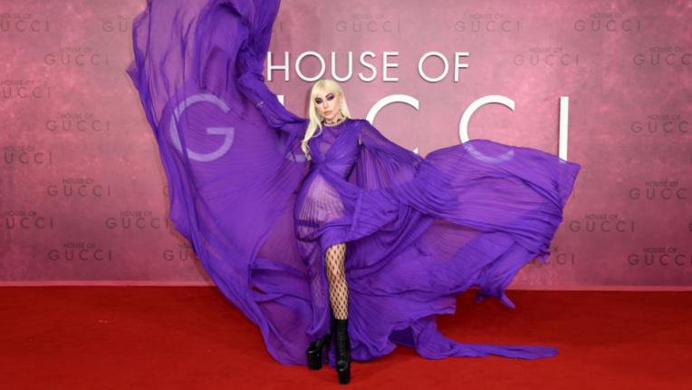 Лейди Гага Домът на Гучи премиера