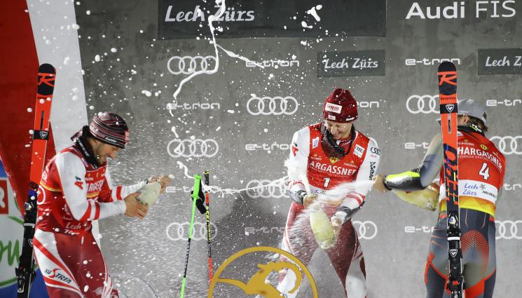 Кристиян Хиршбюл - Австриец триумфира пред родна публика в паралелния гигантски слалом