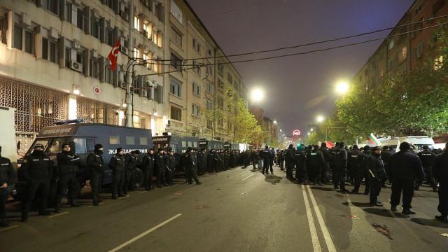 Протест пред турското посолство (ГАЛЕРИЯ)