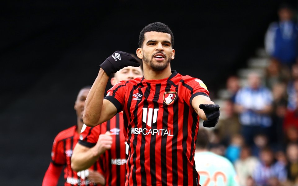 Нападателят на Борнемут Доминик Соланке е една от опциите за