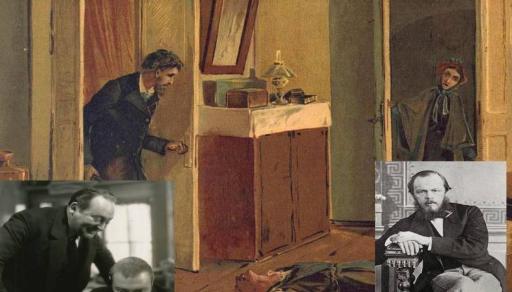 Достоевски - Достоевски вдъхновен от убийци и терористи, Престъпление и наказаниe заимствано от статии във вестник Глас