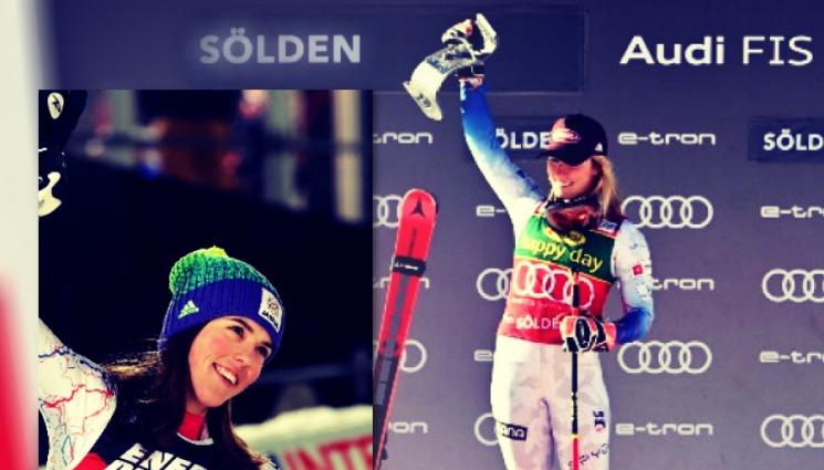 Микаела Шифрин - Шифрин срещу Влъхова в битка за първото място в слалома