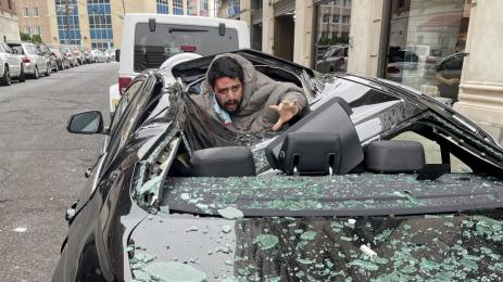 падане от 9 етажна сграда