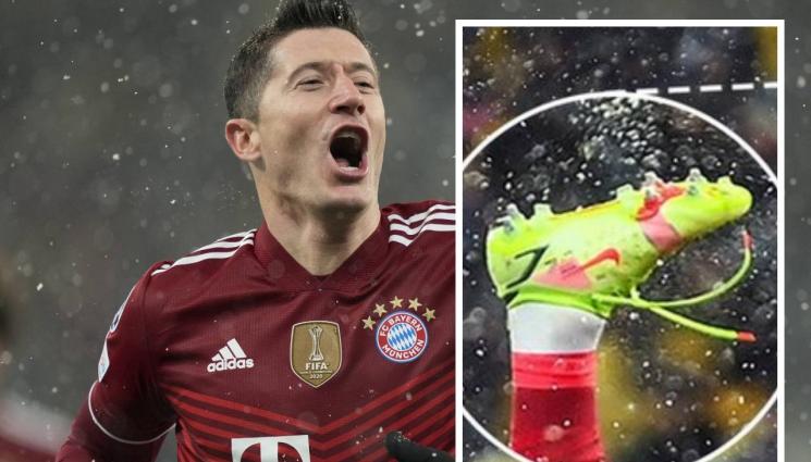Левандовски Байерн ножица - Роберт Левандовски вкарал с развързана обувка срещу Динамо в Киев