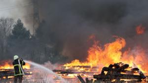 Пожар избухна в зеленчуковата борса при петричкото село Кърналово няма