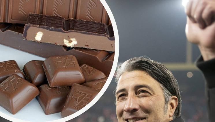 Швейцария шоколад Якин - Швейцарците пратиха 9,3 кг шоколад на националите от Северна Ирландия