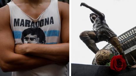 Марадона паметник Неапол