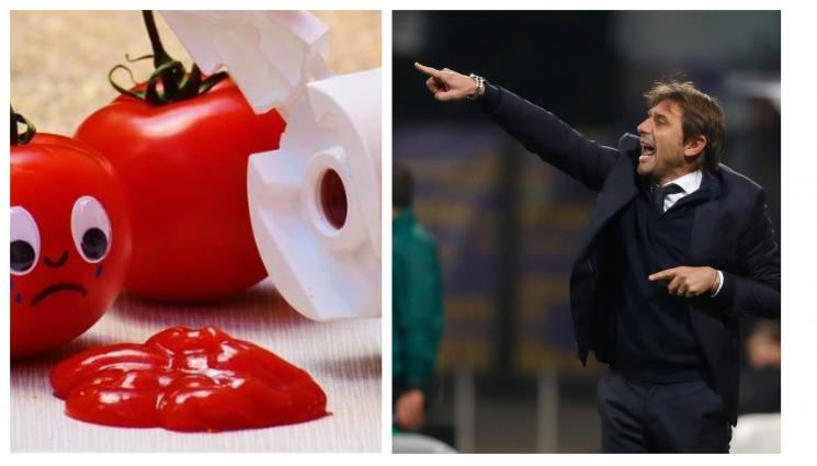 Конте кетчуп Тотнъм - Нахална фирма налази Тотнъм след като зачеркнаха кетчупа от менюто на играчите