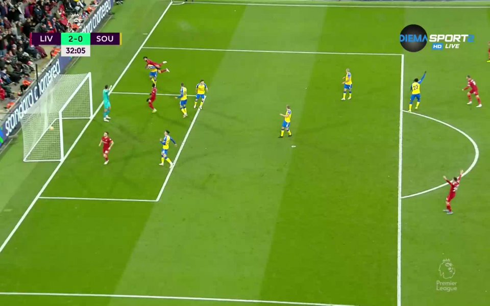 В 32-ата минута домакините удвоиха своя актив, след като Джордан