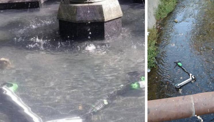 Еко тротинетки - Хлапета блъскат еко тротинетки за видео в Тик-Ток