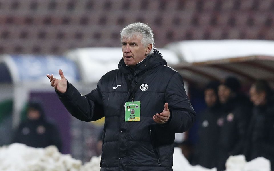 Треньорът на Локомотив София Иван Колев призна, че отборът му