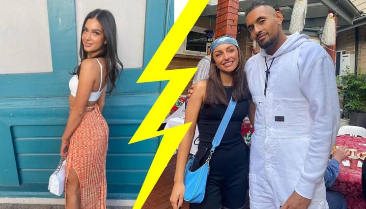 Ник Кириос - Докато старата сипе обвинения, Кириос забърса нова мацка