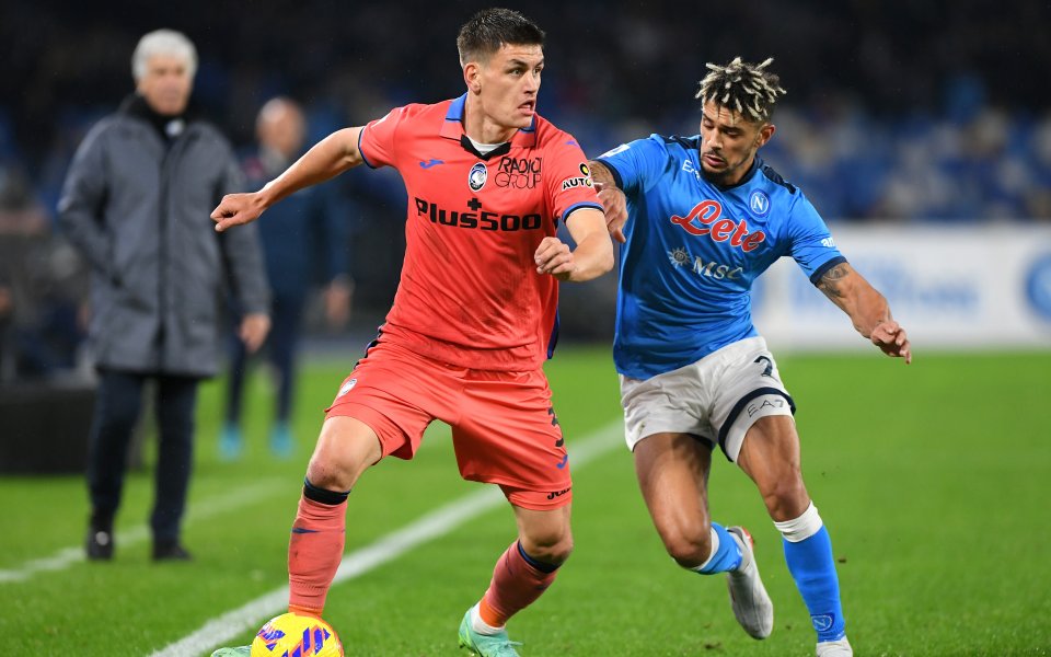 Отборите на Аталанта и Наполи се изправят един срещу друг