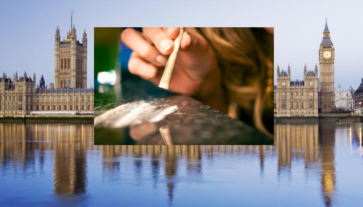 Лондон парламент кокаин - Кокаинът се е загнездил здраво в британския парламент – откриха наркотика на 11 от 12 проверени места