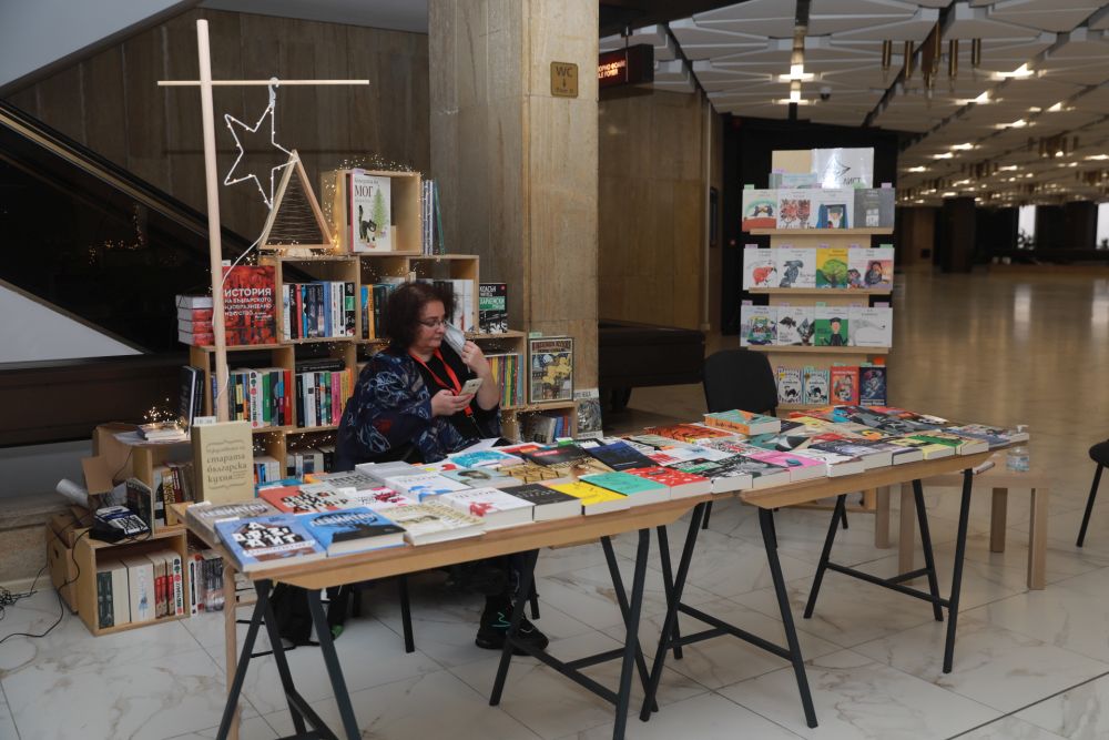 „Домът на книгата“ се намира в НДК, разположен на цели 800 квадратни метра