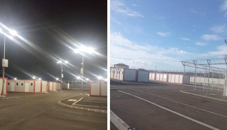 бежански лагер - Вдигат бежански лагер на границата